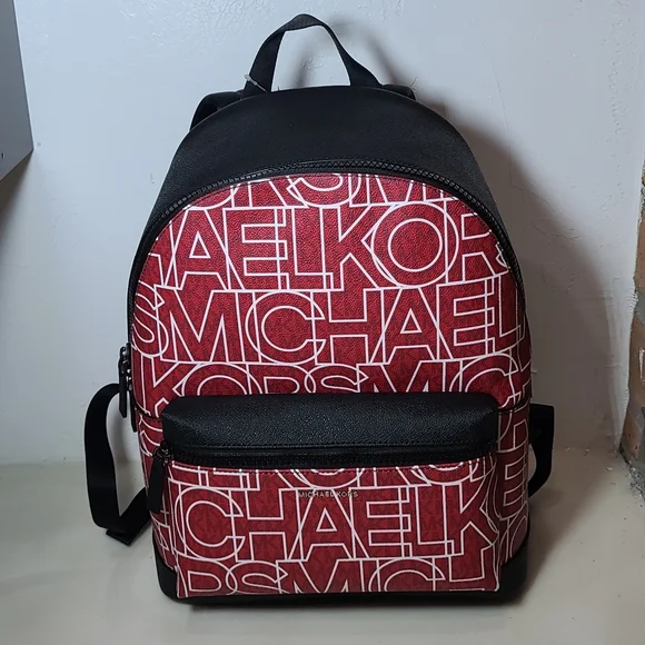Michael Kors | Bags | Michael Kors Cooper Flame Red Backpack  display picture 1